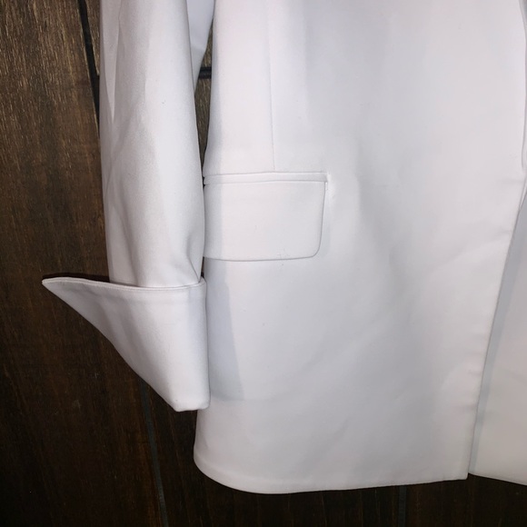 Calvin Klein | White no closure blazer - Picture 5 of 14